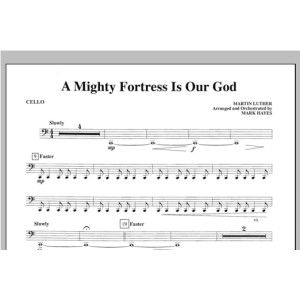 A Mighty Fortress Is Our God - Cello