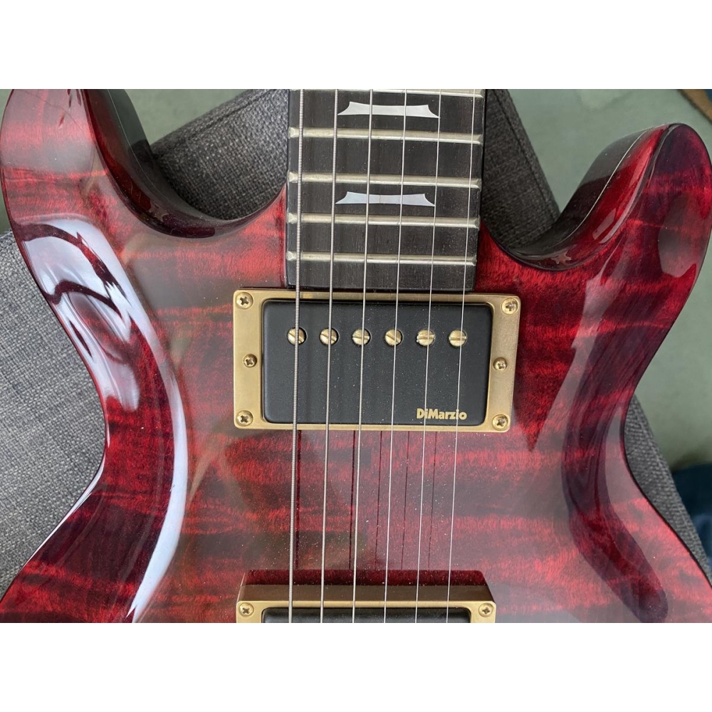 Lâg R3000 DCH is a high-quality electric guitar that combines traditional craftsmanship with modern innovation. This instrument