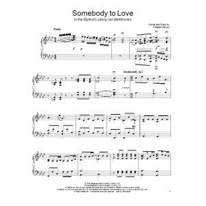 Somebody To Love (in the style of Ludwig van Beethoven)