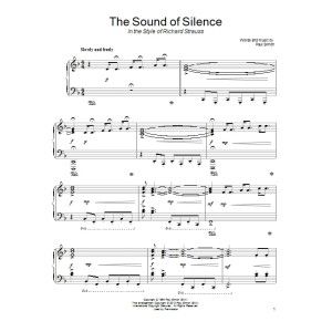 The Sound Of Silence (in the style of Richard Strauss)