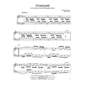 Overjoyed (in the style of Johann Sebastian Bach)
