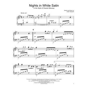 Nights In White Satin (in the style of Claude Debussy)