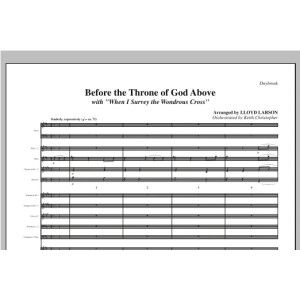 Before The Throne Of God Above (with "When I Survey The Wondrous Cross") - Full Score