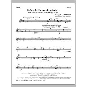 Before The Throne Of God Above (with "When I Survey The Wondrous Cross") - Flute 1 & 2