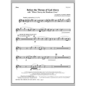 Before The Throne Of God Above (with "When I Survey The Wondrous Cross") - Oboe