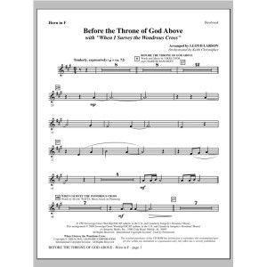 Before The Throne Of God Above (with "When I Survey The Wondrous Cross") - F-Horn