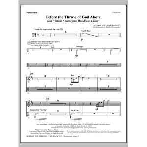 Before The Throne Of God Above (mit "When I Survey The Wondrous Cross") - Schlagzeug