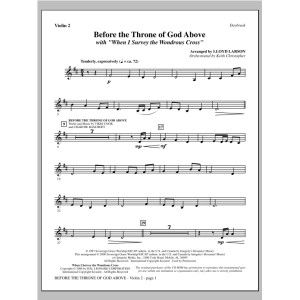 Before The Throne Of God Above (mit "When I Survey The Wondrous Cross") - Violine 2