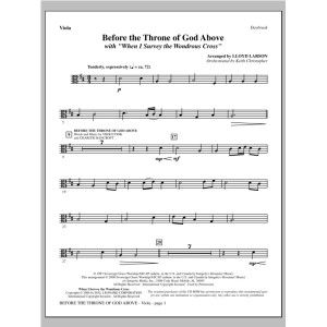 Before The Throne Of God Above (with "When I Survey The Wondrous Cross") - Viola