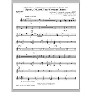 Speak, O Lord, Your Servant Listens - Percussion 1