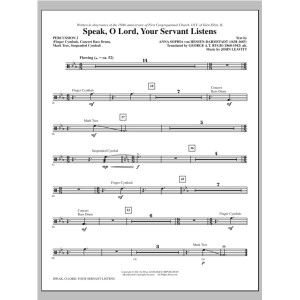 Speak, O Lord, Your Servant Listens - Percussion 2