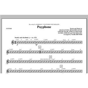 Payphone (arr. Mark Brymer) - Guitar