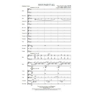 Jesus Paid It All - Full Score