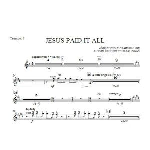Jesus Paid It All - Bb Trumpet 1