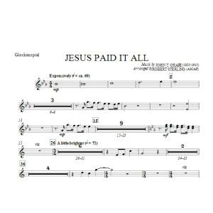 Jesus Paid It All - Glockenspiel/Chimes