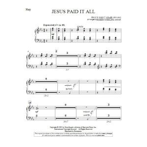 Jesus Paid It All - Harp