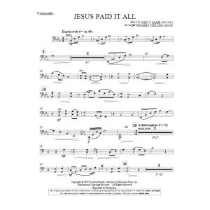 Jesus Paid It All - Cello