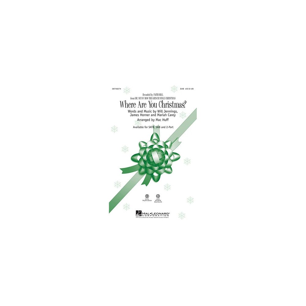 Where Are You Christmas? (arr. Mac Huff) (from How The Grinch Stole Christmas)