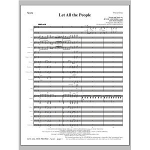 Let All The People - Full Score