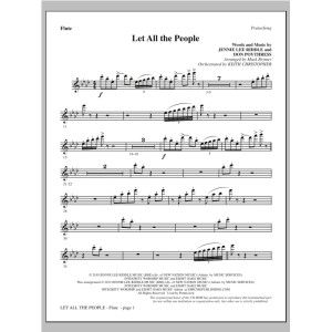 Let All The People - Flute