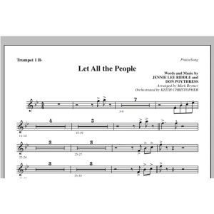 Let All The People - Bb Trompete 1