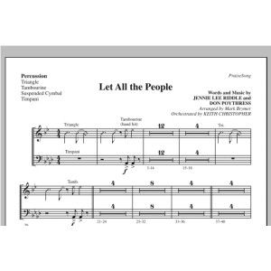 Let All The People - Percussion 1 & 2