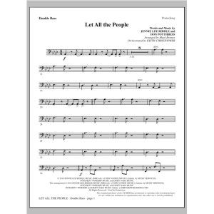 Let All The People - Double Bass