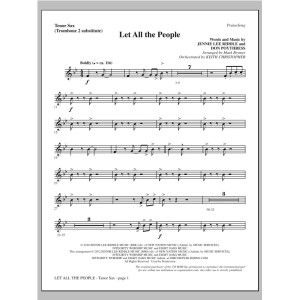 Let All The People - Tenor Sax (sub. Tbn 2)