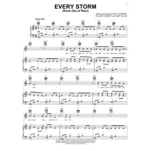 Every Storm (Runs Out Of Rain)