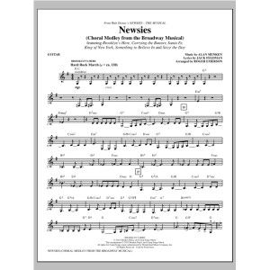 Newsies (Choral Medley) - Guitar