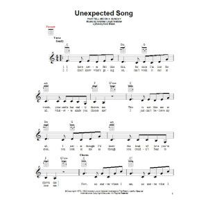 Unexpected Song (from Song & Dance)