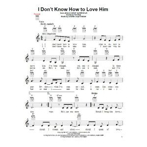 I Don't Know How To Love Him (from Jesus Christ Superstar)