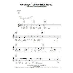Goodbye Yellow Brick Road