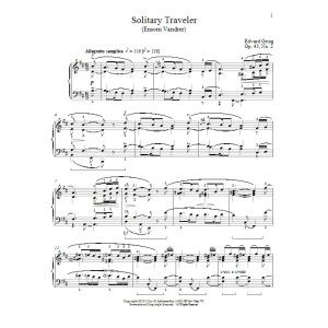 Solitary Traveler (Ensom Vandrer), Op. 43, No. 2