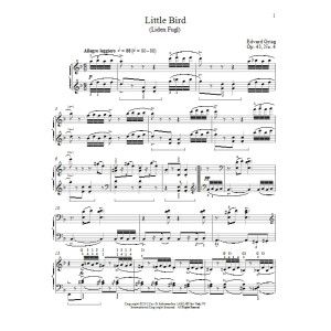 Little Bird (Liden Fugl), Op. 43, No. 4
