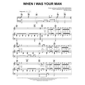 When I Was Your Man
