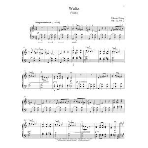 Waltz (Vals), Op. 12, No. 2