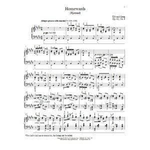 Homewards (Hjemad), Op. 62, No. 6