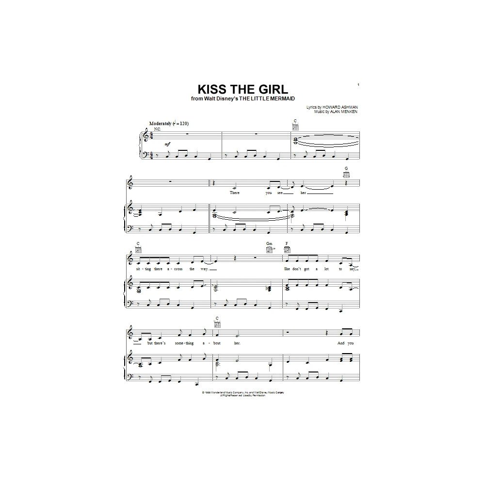 Kiss The Girl (from The Little Mermaid)