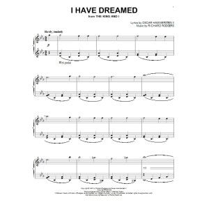 I Have Dreamed
