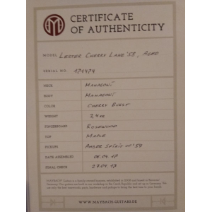 Maybach Lester 58 Cherry Lane