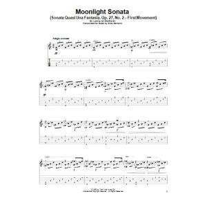 Moonlight Sonata (Sonata Quasi Una Fantasia, Op. 27, No. 2 - First Movement) (arr. Elias Barreiro)