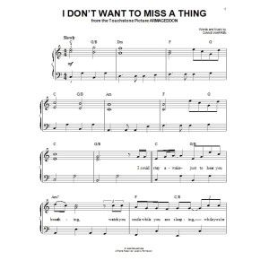 I Don't Want To Miss A Thing