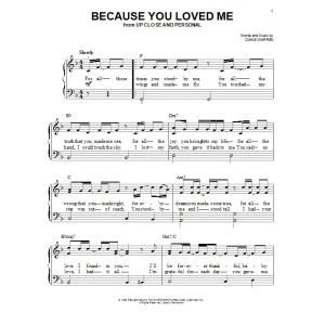 Because You Loved Me