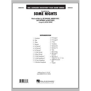 Some Nights - Partitur (Gesamtpartitur)