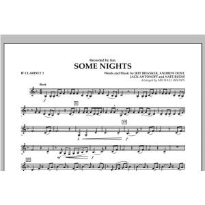 Some Nights - Bb Clarinet 3