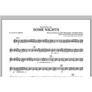 Some Nights - Eb Alto Clarinet
