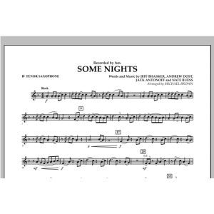 Some Nights - Bb Tenor Saxophone