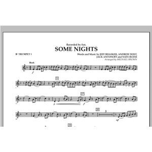 Some Nights - Bb Trumpet 1