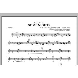 Some Nights - F Horn